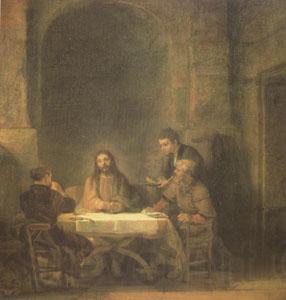 REMBRANDT Harmenszoon van Rijn The Supper at Emmaus (mk05) Norge oil painting art